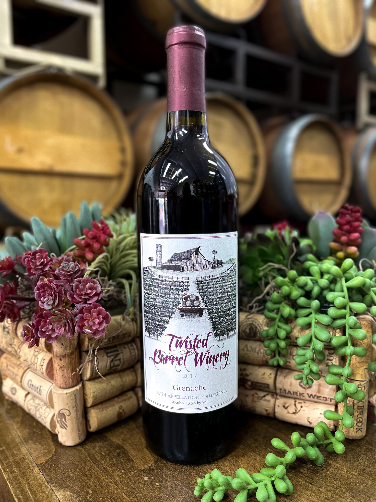 Red | Winery Wines Twisted Barrel