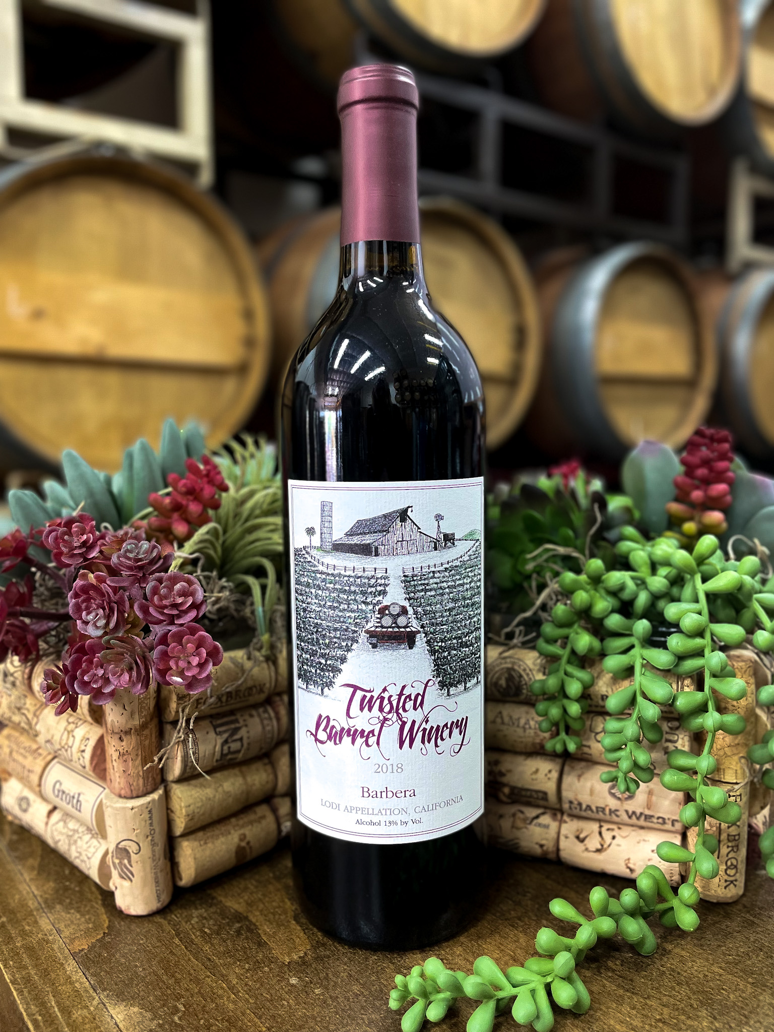 Red Wines | Twisted Winery Barrel